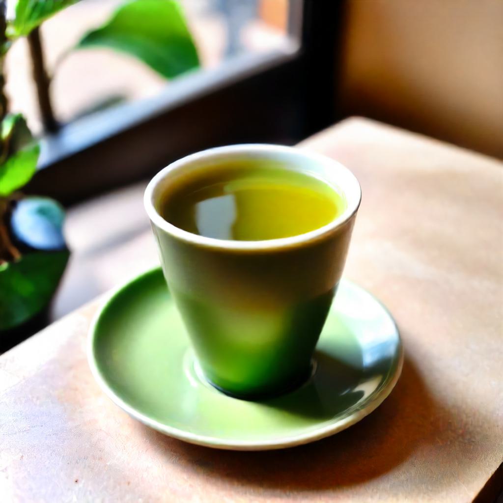 how much caffeine is in panera green tea